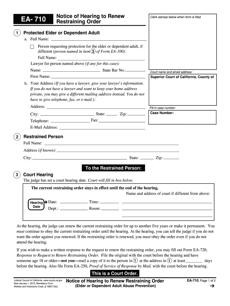 Ea 710  Form