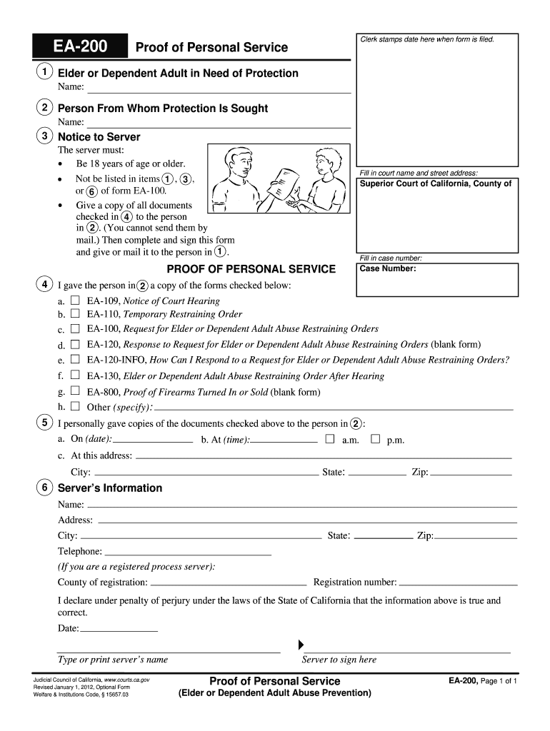  Ea 200  Form 2012