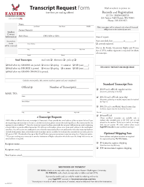  Ewu Official Transcript Request Form 2013