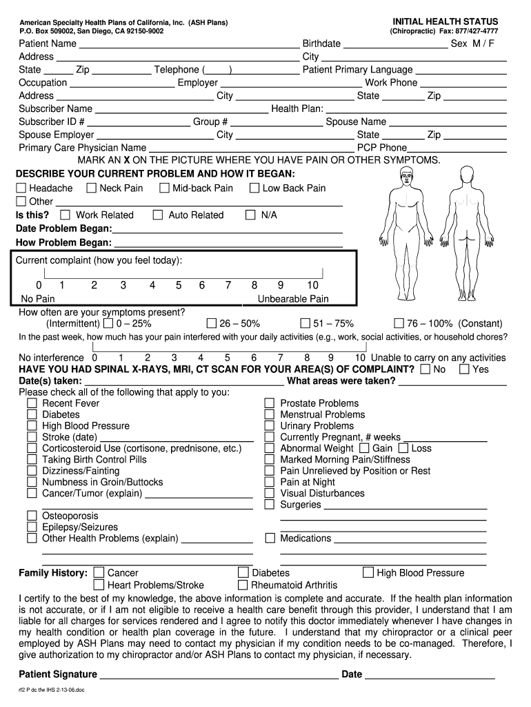 Form American HEvalth - Fill Out and Sign Printable PDF Template ...