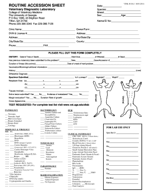 Vet Forms PDF 2011