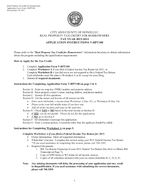 Hawaii Property Tax Online  Form