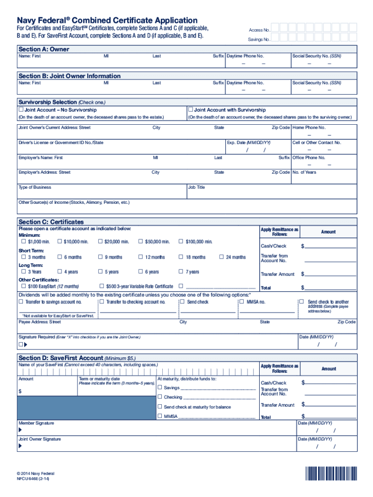 Navy Federal Power of Attorney  Form