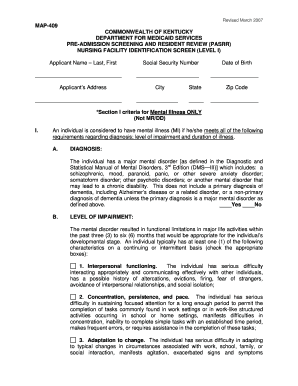 Map409 Fillable Form