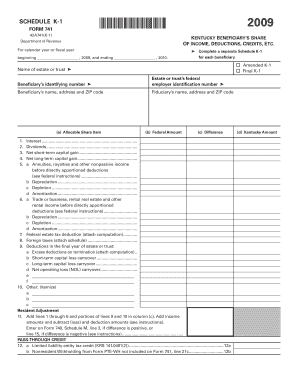  Jag Form 741 2009