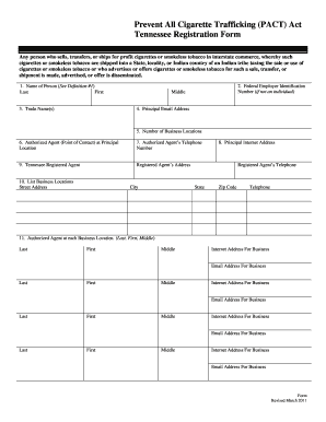  Tn Pact Act Form 2011