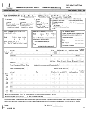  Guardian Enrollment Change Form 2001-2024