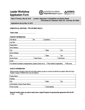 Wwe Joining Application Form