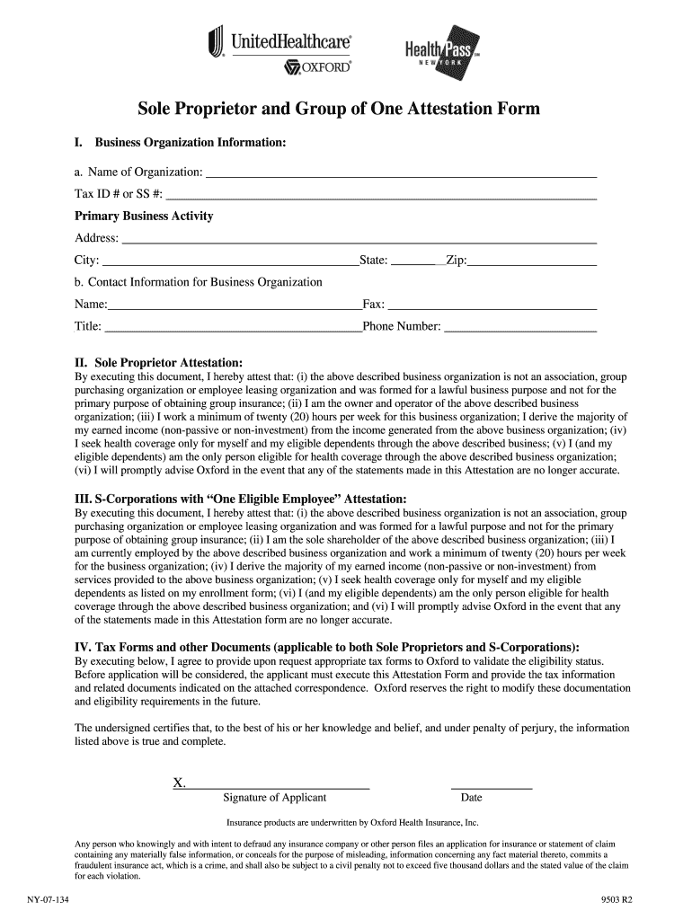 Sole Proprietorship Forms