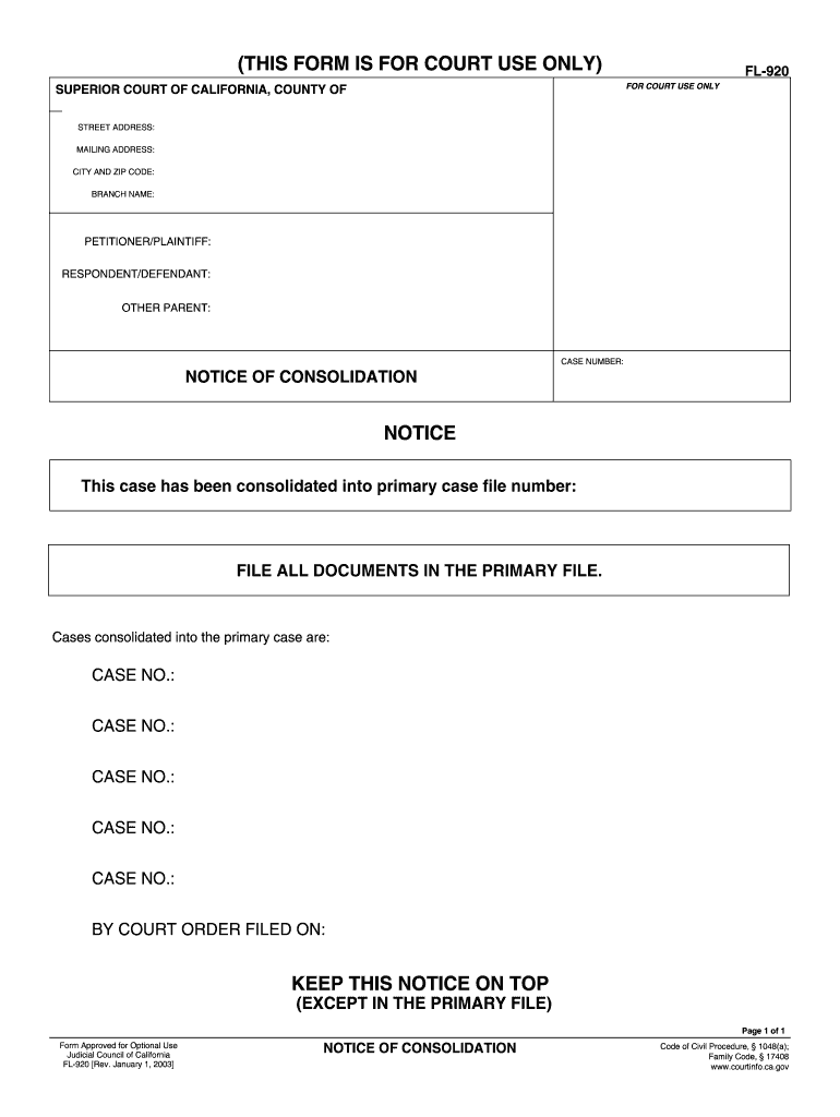 Fl 920  Form