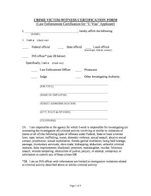 Witness Certificate Format