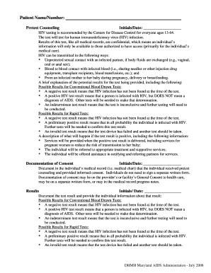 Patient NameNumber  Form