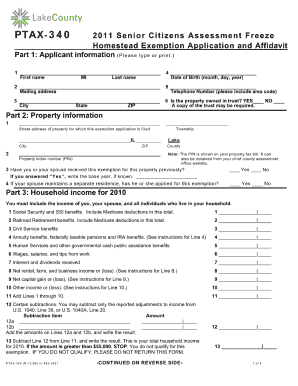 Pttax340 Lake County Il Form