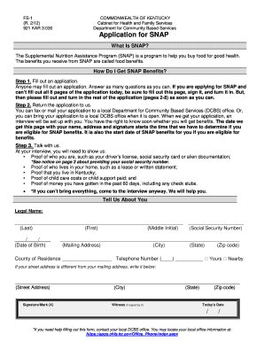  Snap Verification Documents Ky 2012-2024