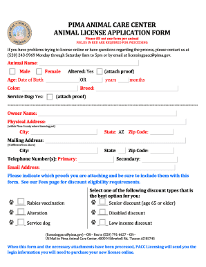 Pimagovanimalcare Form