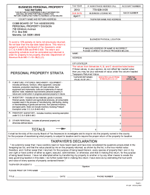 Cobb County Property Records  Form