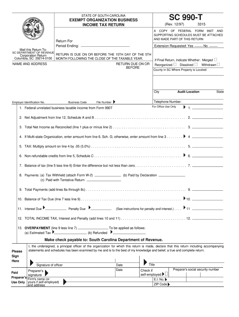 Sc 990 T  Form