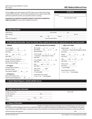 Wic Form Illinois PDF