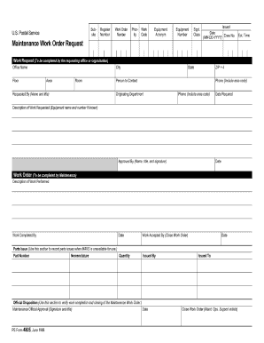 Ps Form 4805
