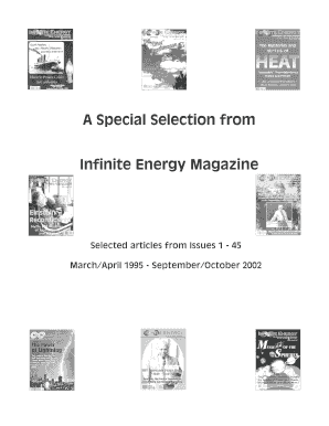 Infinite Energy Magazine  Form