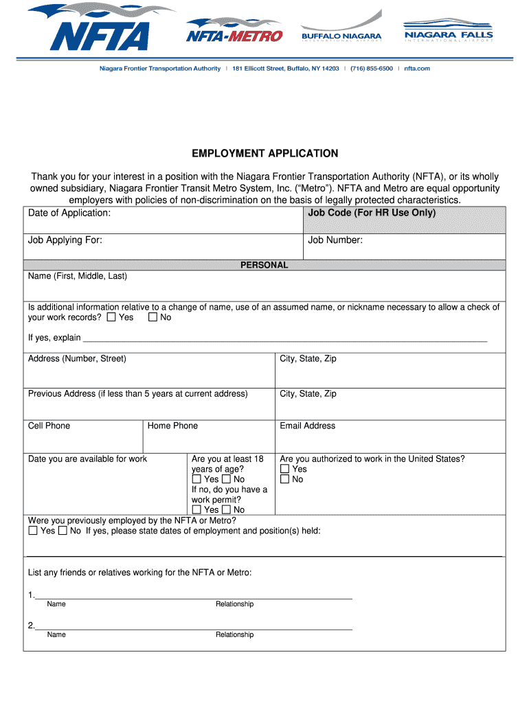 Nfta Jobs  Form