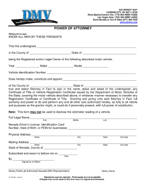 Printable Dmv Forms Nevadas