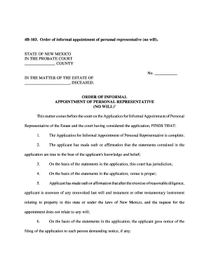 4b 103 Form New Mexico Fillable