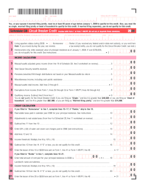 Mass Circuit Breaker Worksheet  Form