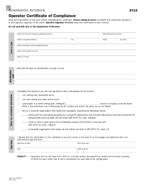 Printable Mn St 19 Form