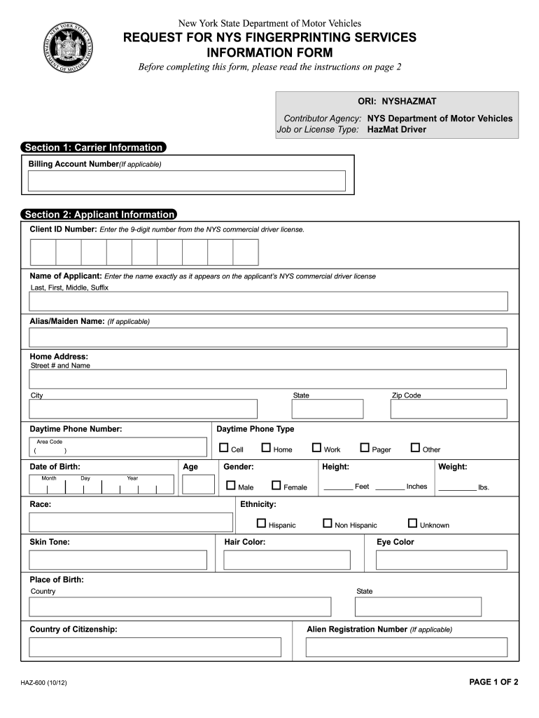  What is the Ori Number for Nys Dmv Form 2015