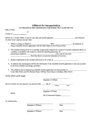 Sample Letter of Incapacity from Doctor  Form