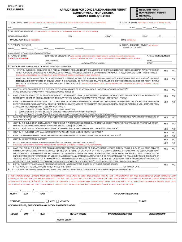  Maryland Concealed Handgun Permit Application Form 2020