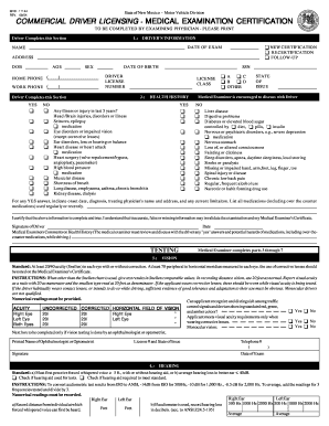 Cdl Physical Fillable Form