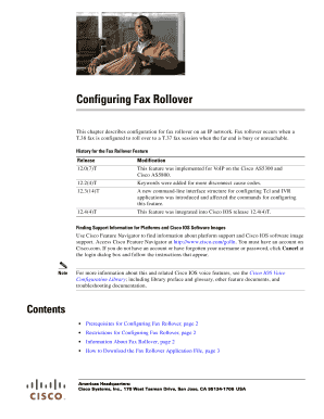 Configuring Fax Rollover  Form