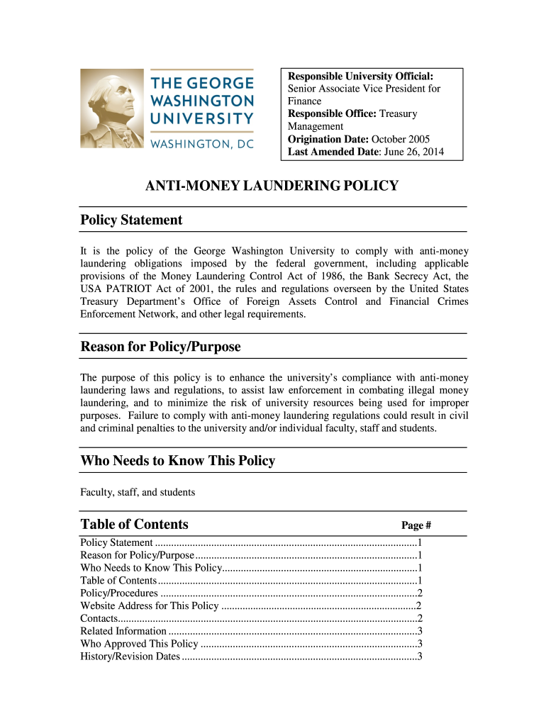  Anti Money Laundering Policy PDF 2014-2024