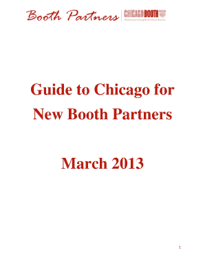Guide to Chicago for New Booth Partners20August 1 Student Chicagobooth  Form