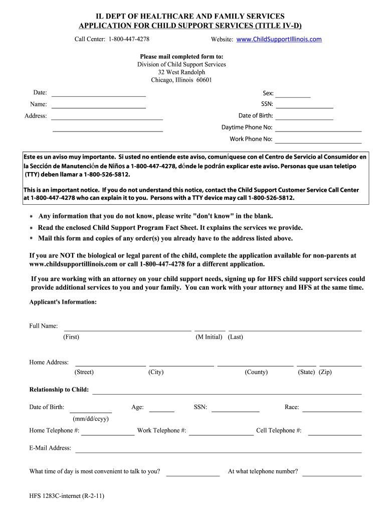 Childsupportillinois  Form