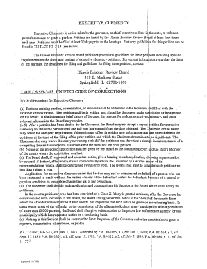 Sample Clemency Petition  Form