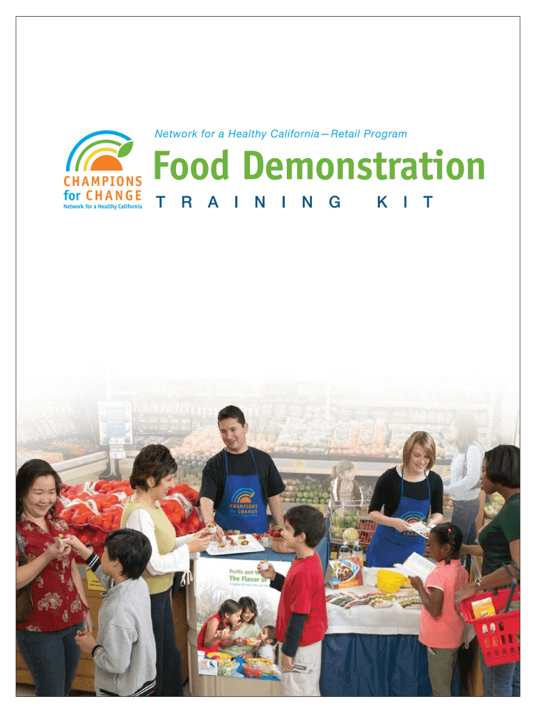 Food Demonstration Sdnnonline  Form