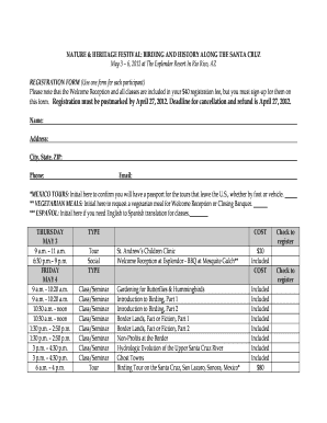 Printable Registration Form Santa Cruz Valley Heritage Alliance Santacruzheritage