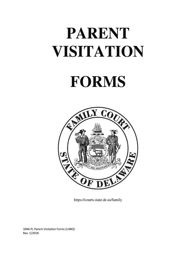 PARENT VISITATION INSTRUCTION PACKET Courts State of Courts Delaware  Form