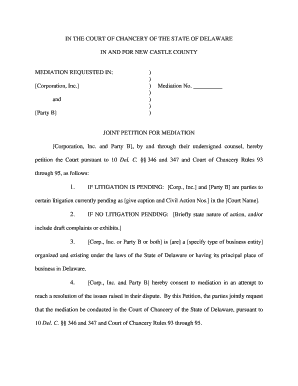 SampleMediationPetition DOC  Form