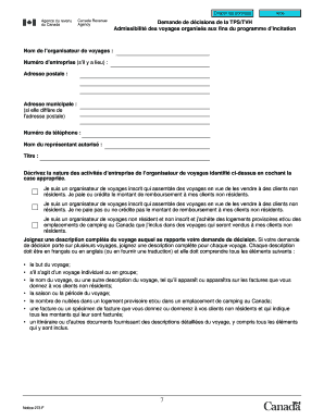 Demandes De D Cisions De La TPSTVH Admissibilit Des Voyages Organis S Aux Fins Du Programme D &#039;incitation Pour Congr S Tran  Form