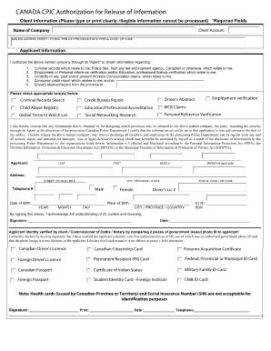 Cpic Forms