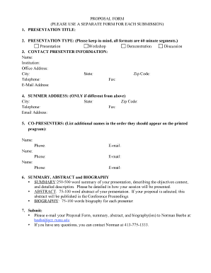 Download Proposal Form PDF Laanechapter