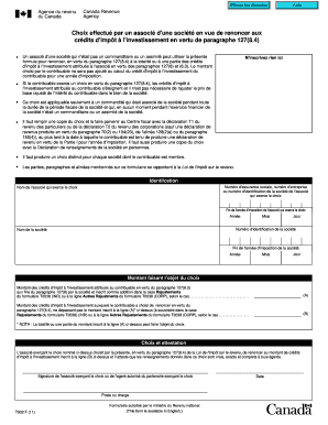 Choix Effectu Par Un Associ D &#039;une Soci T En Vue De Renoncer Aux Cr Dits D &#039;imp T L &#039;investissement En Vertu De P  Form