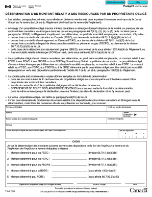 D TERMINATION D &#039;UN MONTANT RELATIF DES RESSOURCES PAR UN PROPRI TAIRE OBLIG  Form