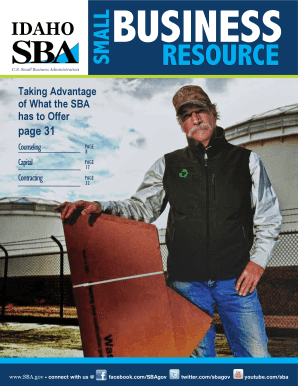 Idaho Small Business Resource SBA Sba  Form
