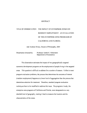 ABSTRACT TITLE of DISSERTATION the IMPACT of Drum Lib Umd  Form