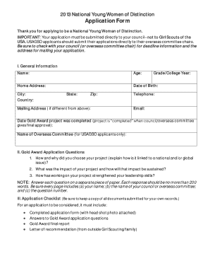 Application Form Gshnj